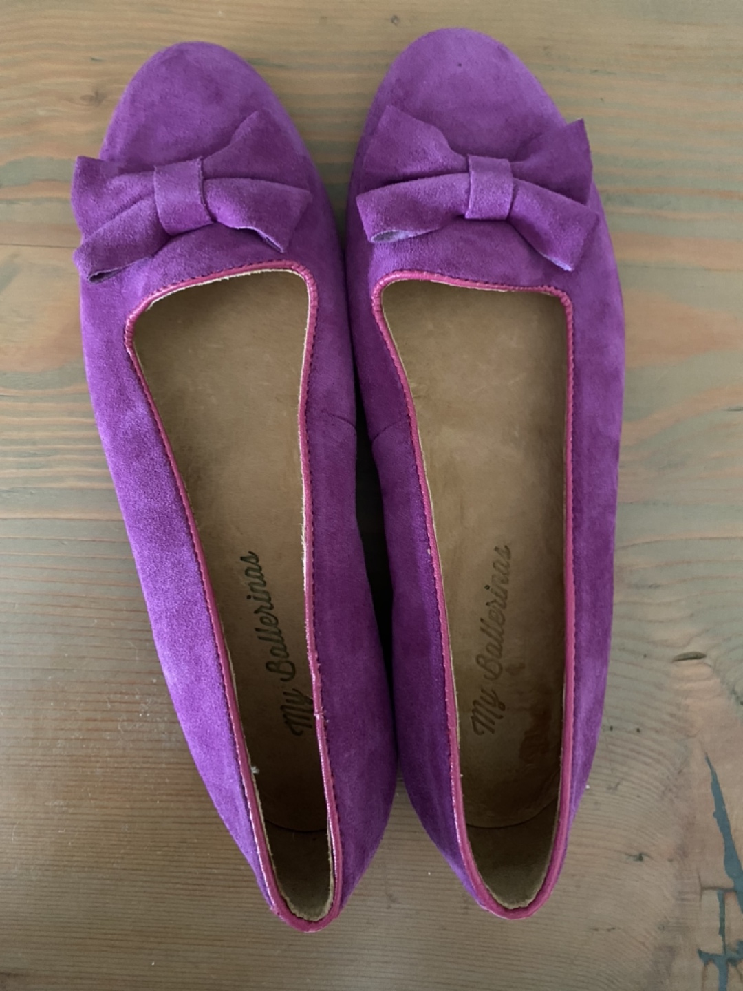 My Ballerinas suede flats image indicator(2)