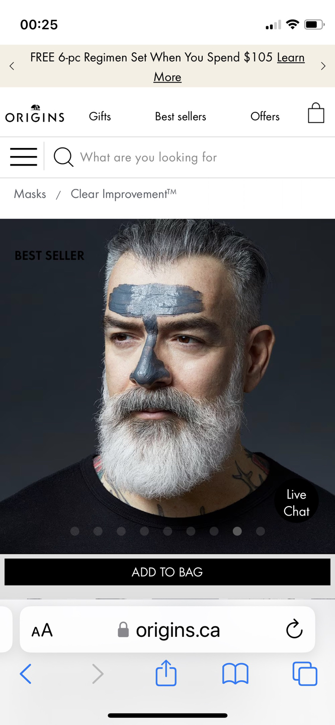 Origins clear improvement charcoal mask - photo 3