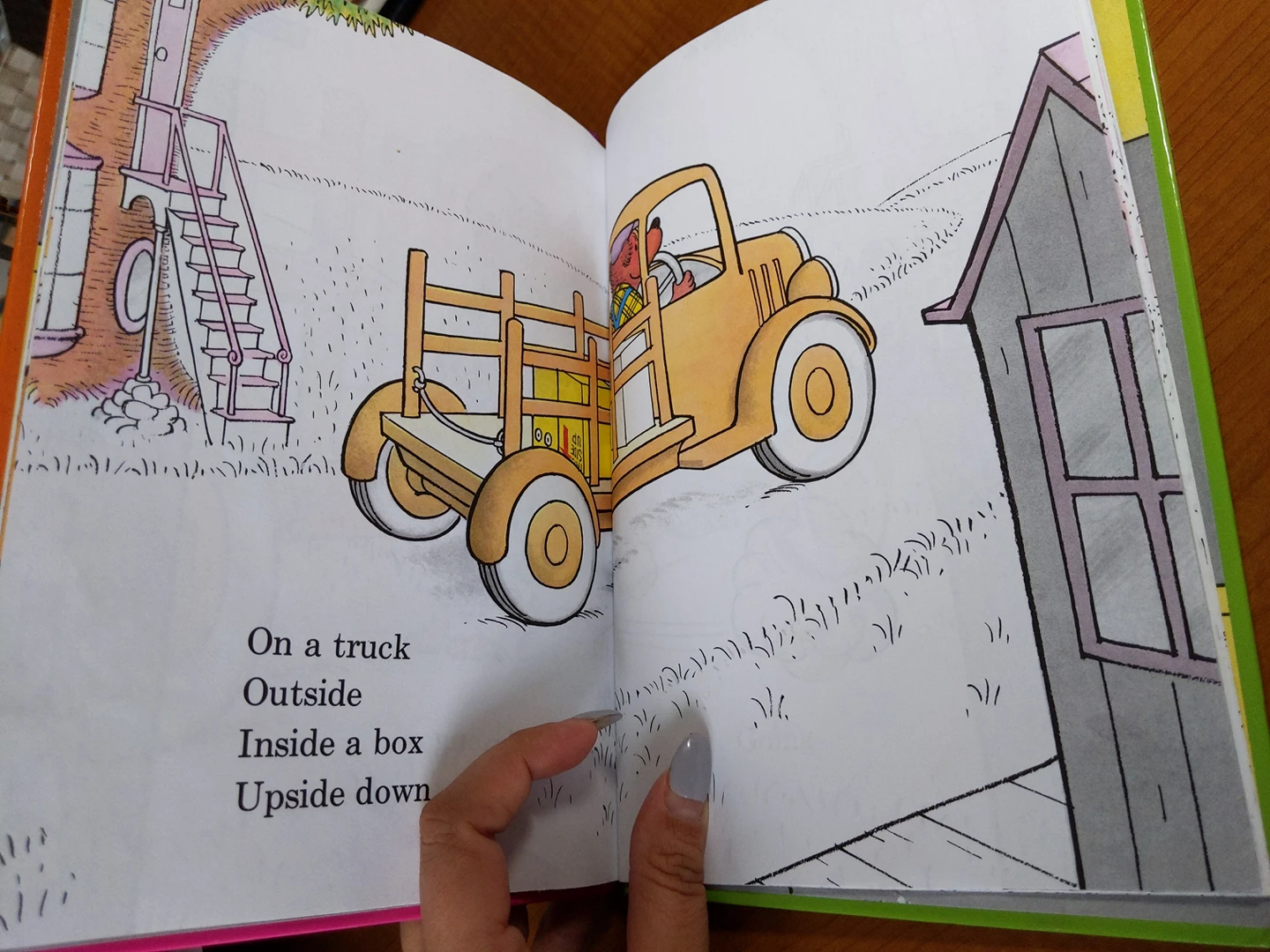 inside outside upside down - children's book image indicator(3)