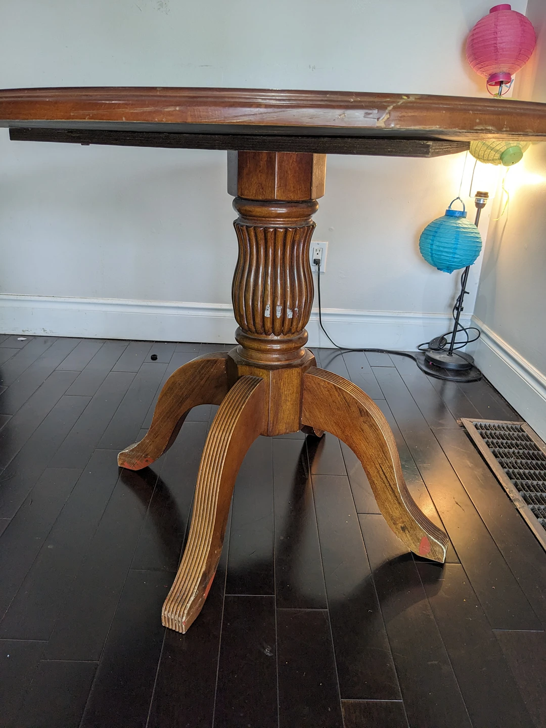 4 seater dining table with 4 chairs - photo 2