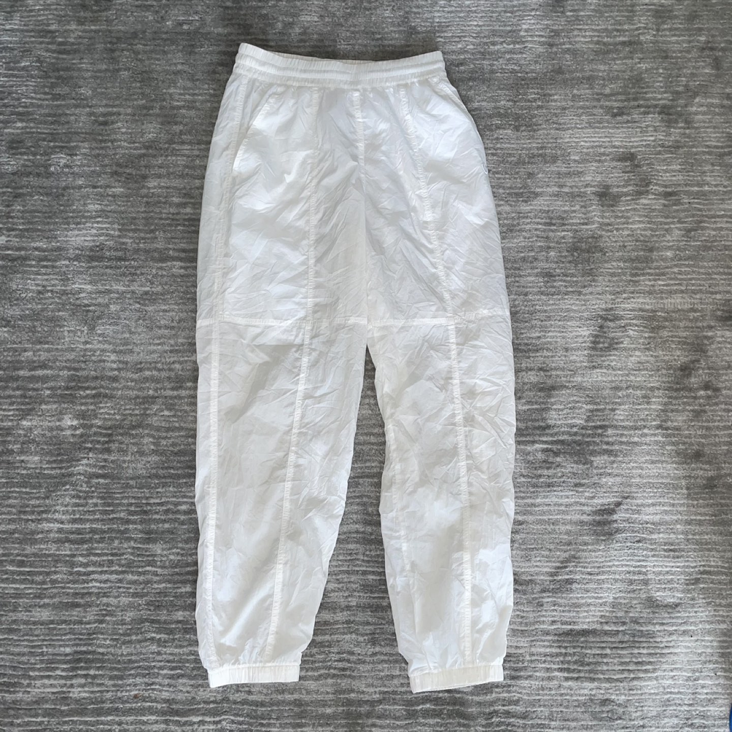 Adidas White Parachute Pants
