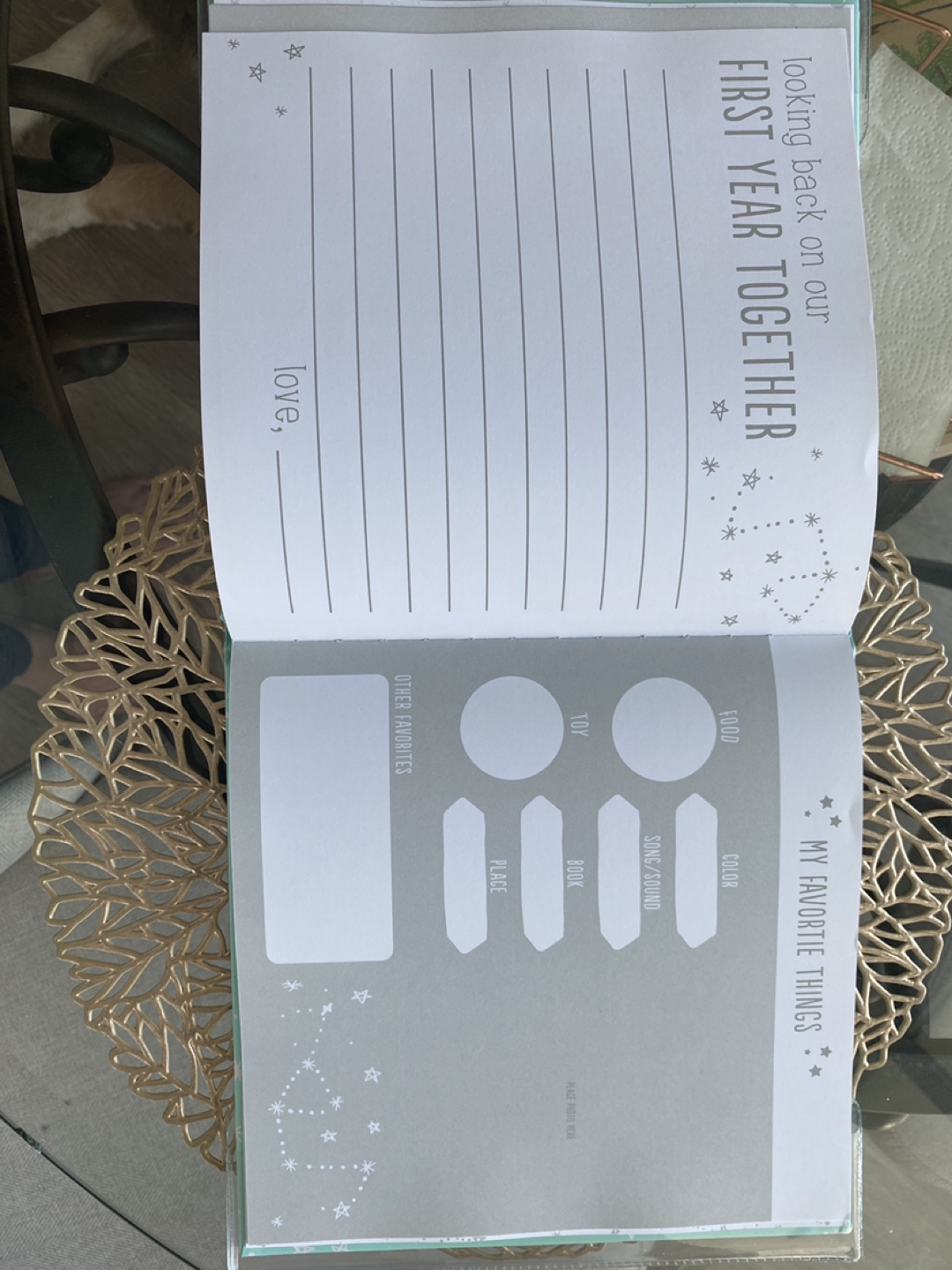 #Freecycle Baby’s First Year memory book - photo 3