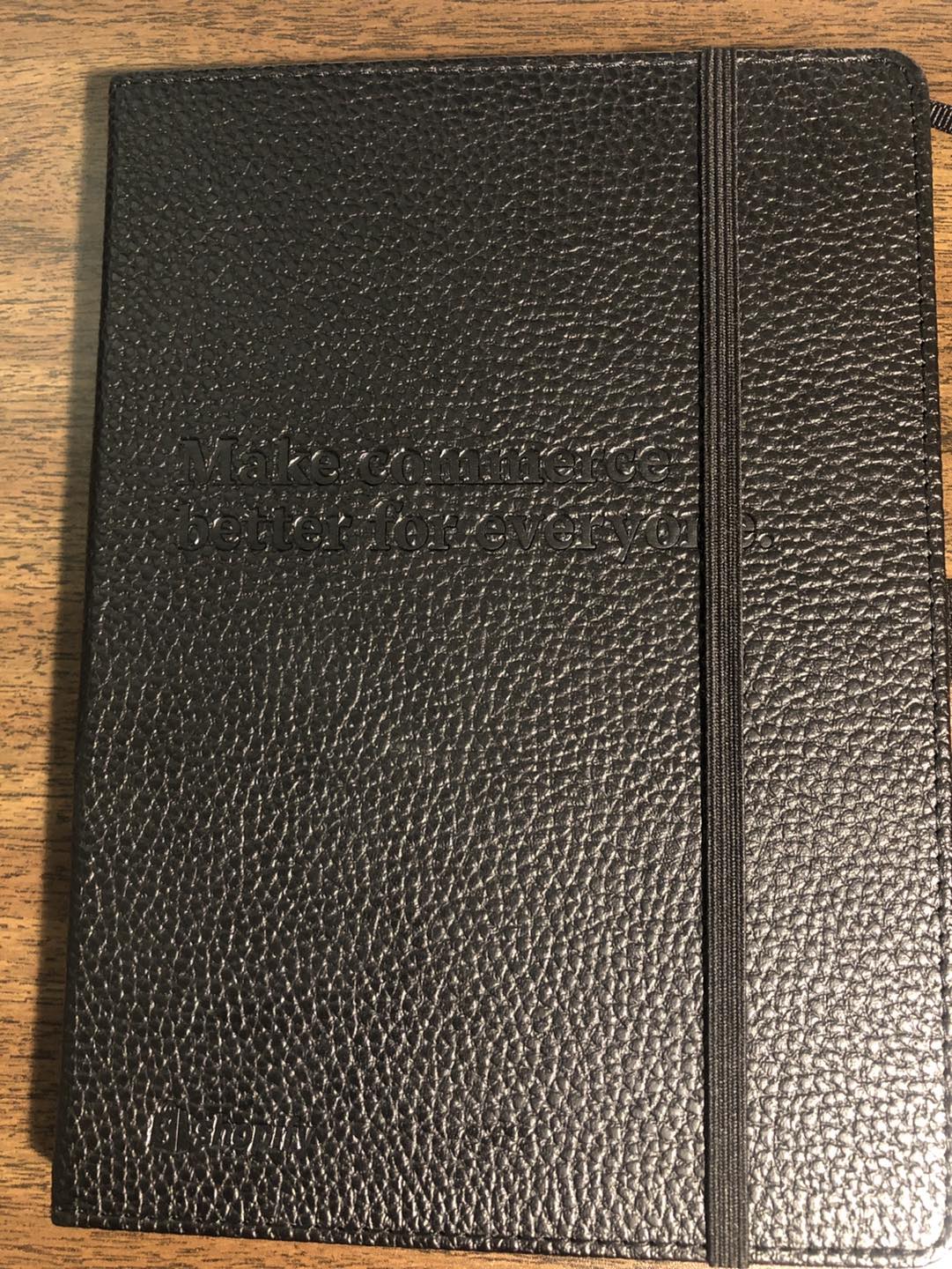 Dingbats X Shopify Leather Grid Notebook w/ purchase number thumbnail
