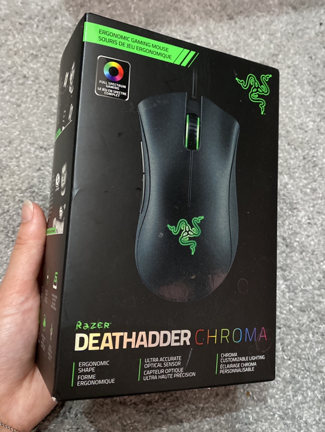 Razer Deathadder Chroma Gaming Mouse thumbnail