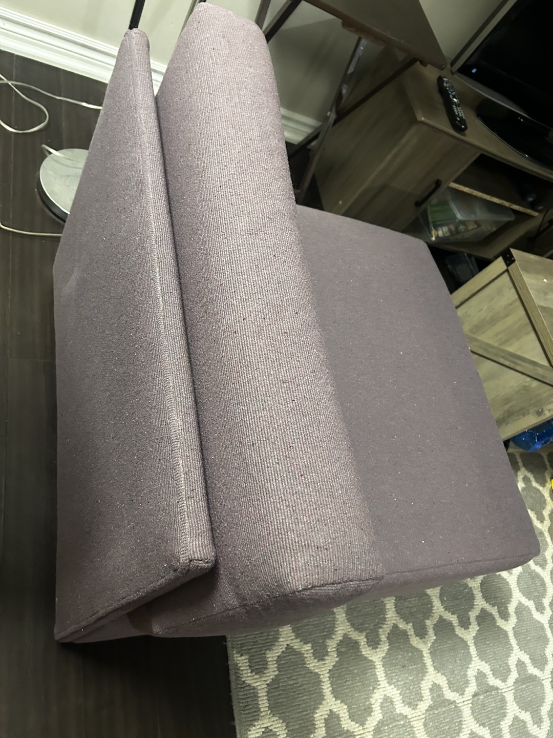 Purple love seat - photo 3