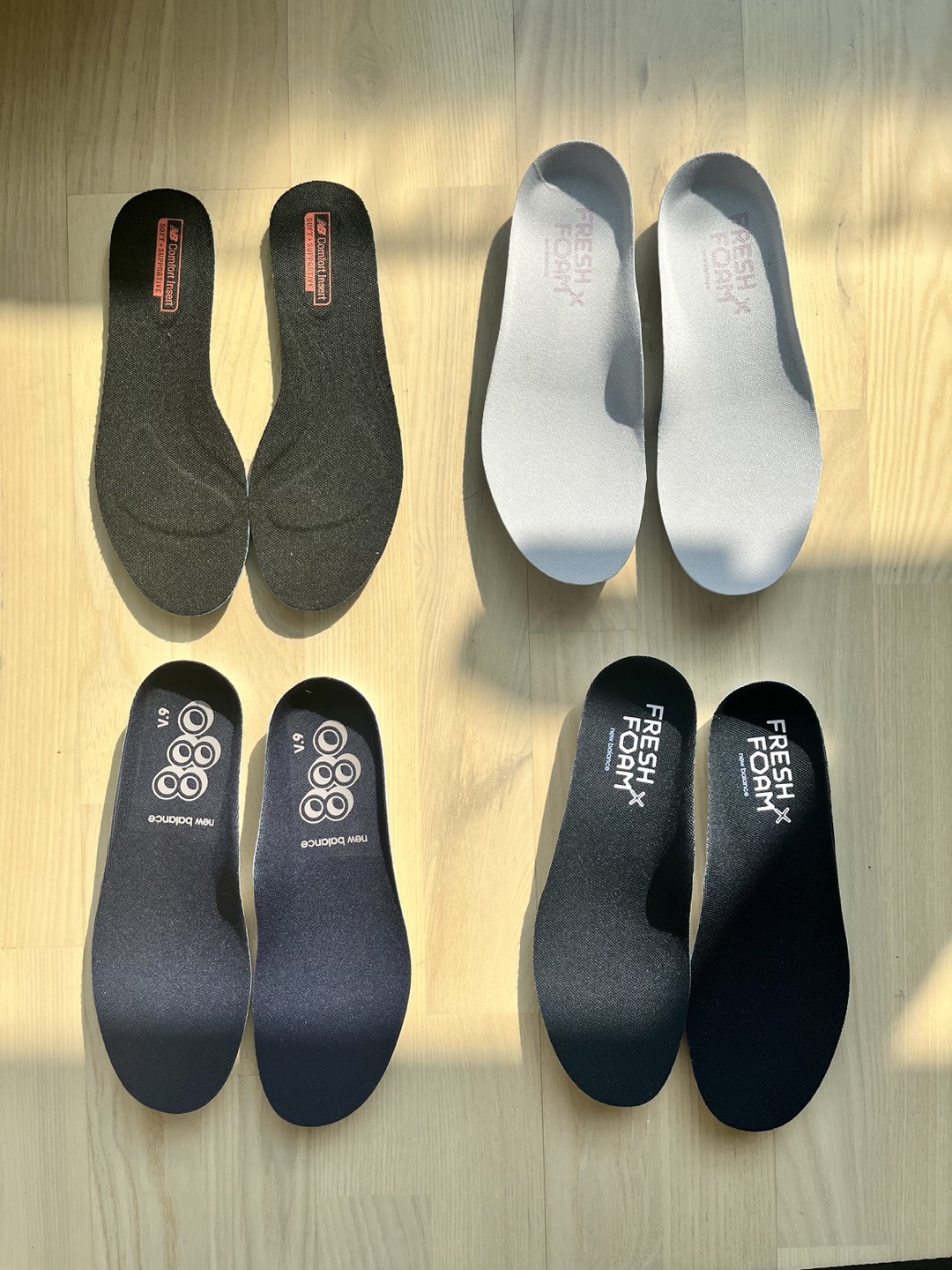 4 pairs W size 6 New Balance foam insoles brand new $6 for ALL thumbnail