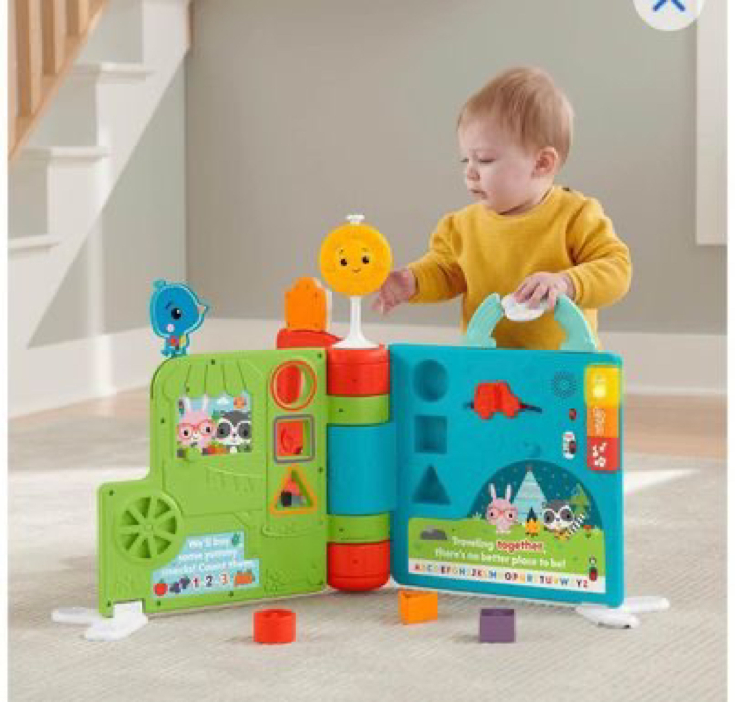 Fisher-Price French Sit-to-Stand Giant Activity Book- BNIB - photo 3