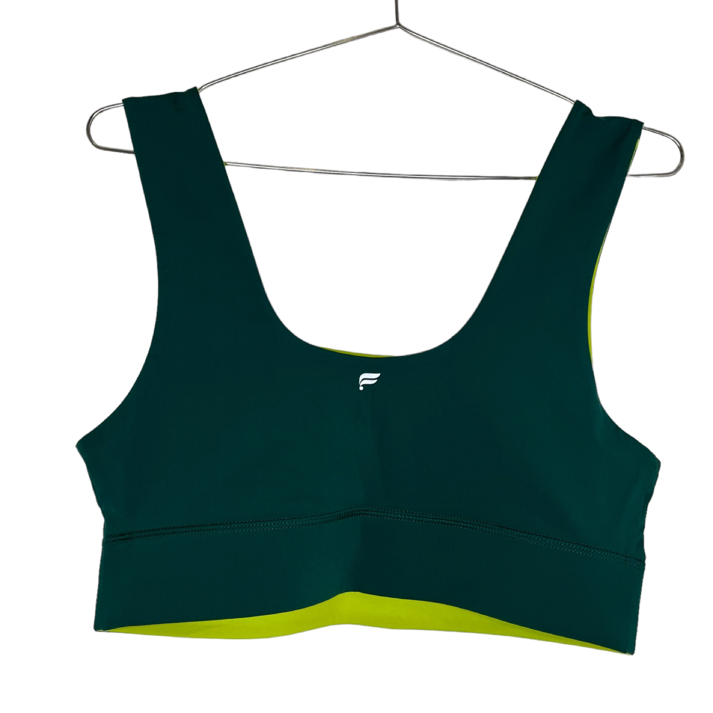 Fabletics XL Harlow Reversible Sports Bra Green Medium Impact - photo 3