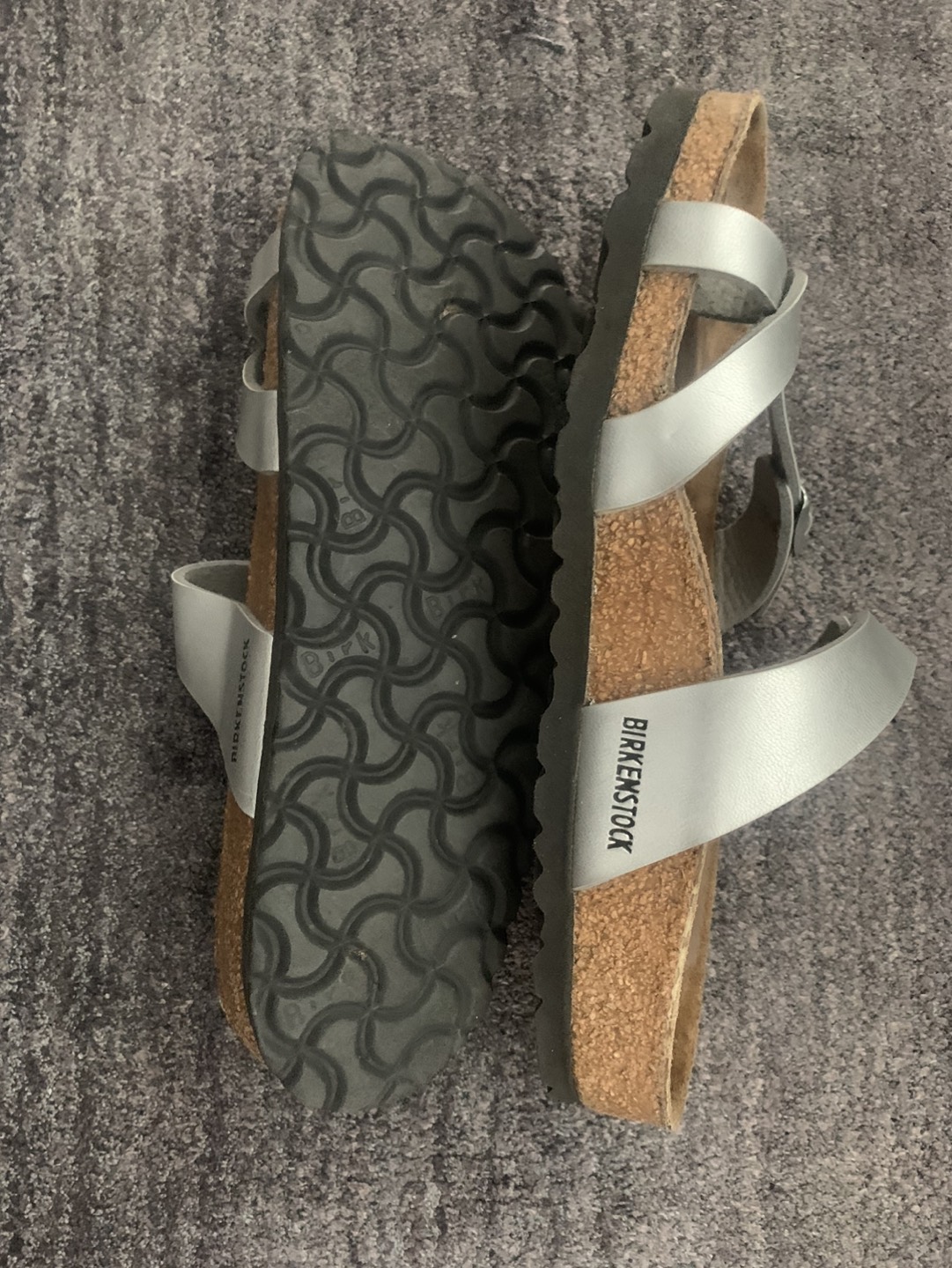 Birkenstocks in silver image indicator(2)