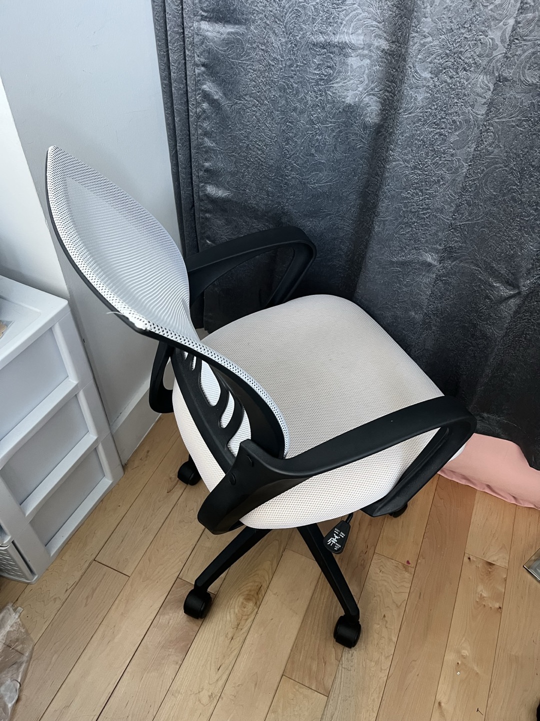 Home Office Desk Chair, White Computer Chair with Lumbar Support - photo 3
