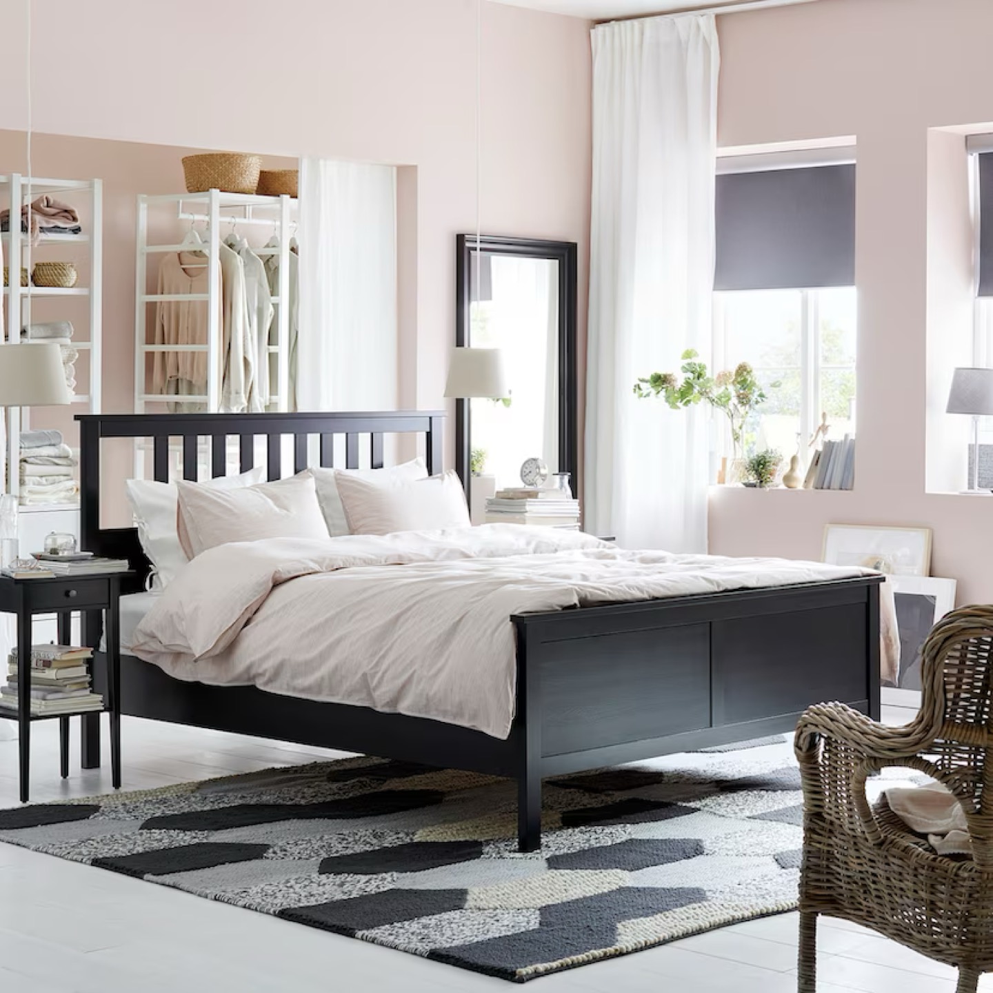 hemnes bed frame, full/double thumbnail