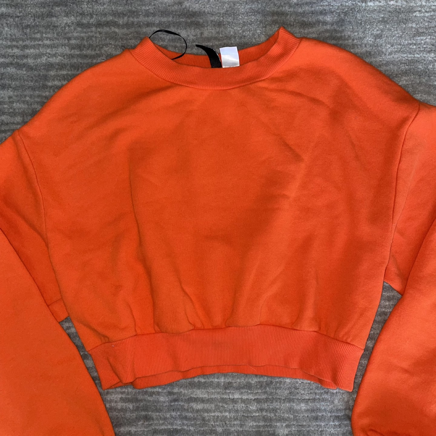 Cropped Orange H&M Sweater - photo 2