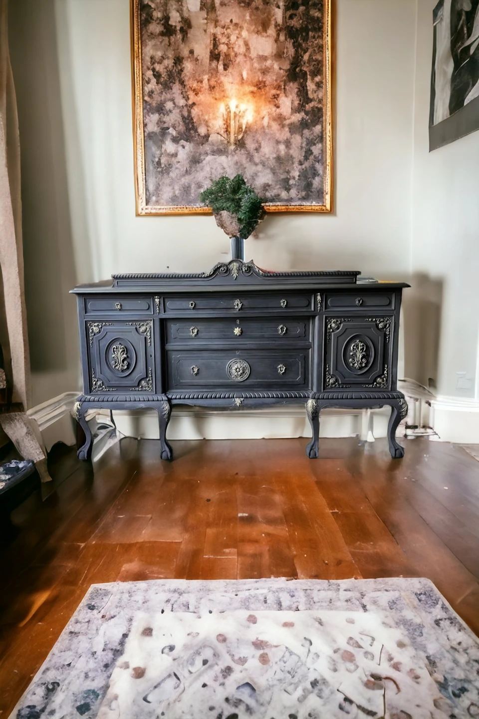 Wood sideboard  vintage - photo 5
