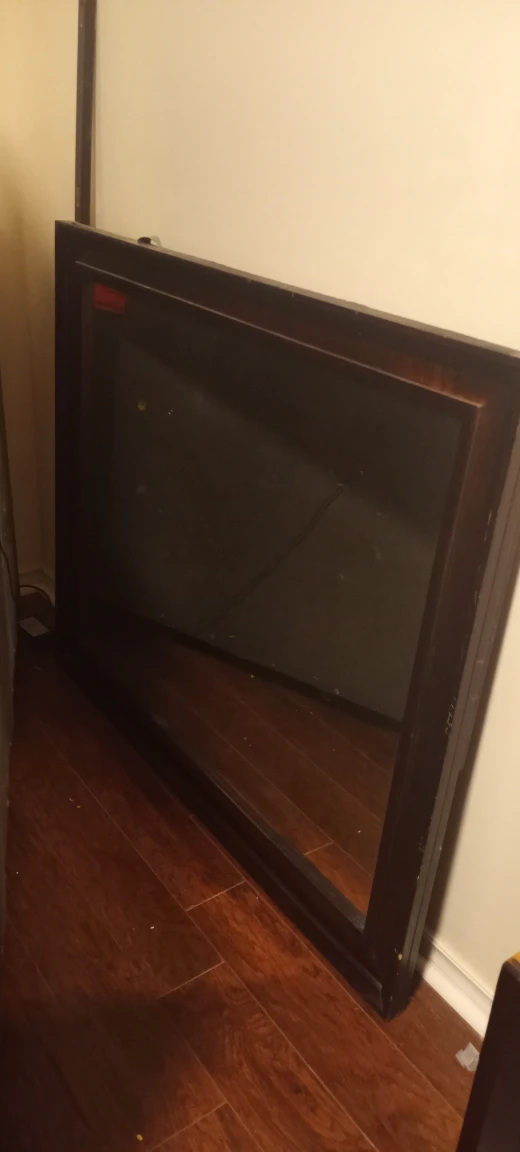 Wooden Dresser and night table with mirror - photo 4