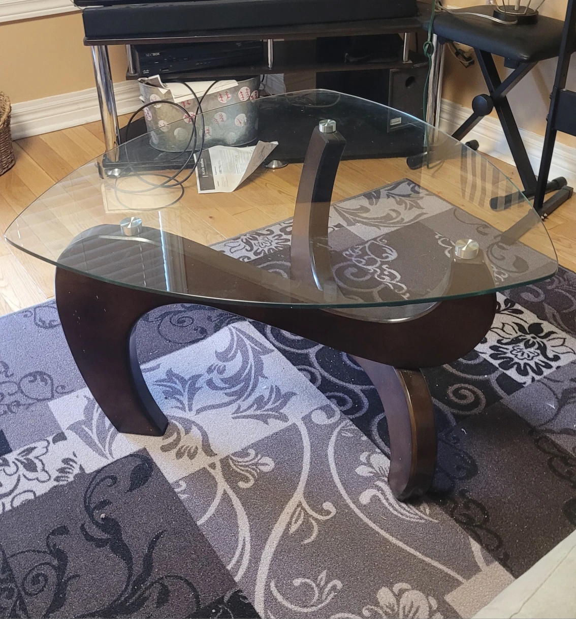 Glass coffee table - photo 2