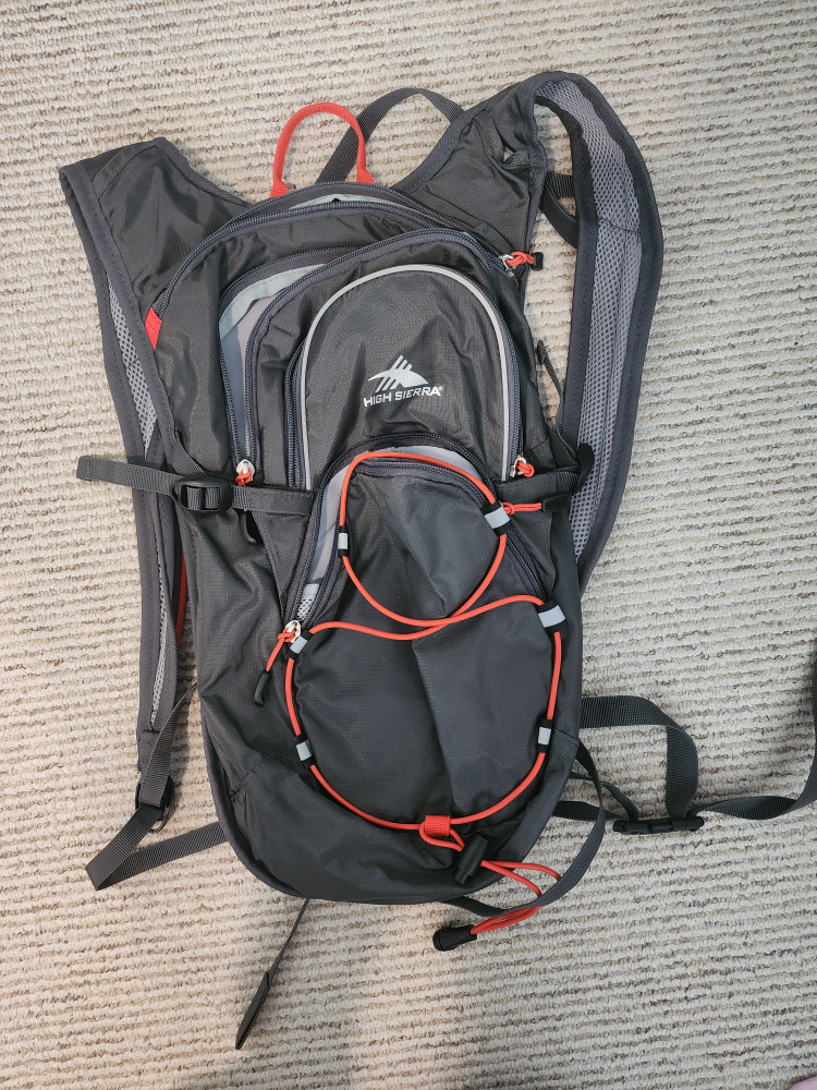 Hydration pack back pack NO bladder