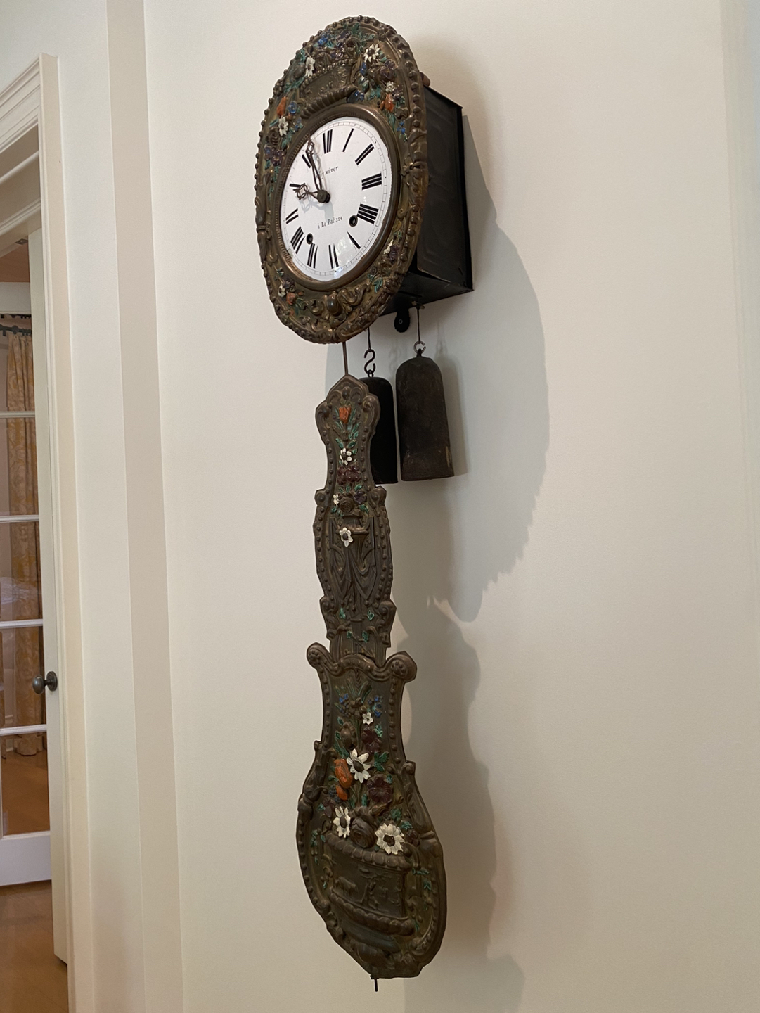 Morbier French Wag On The Wall Clock - photo 2