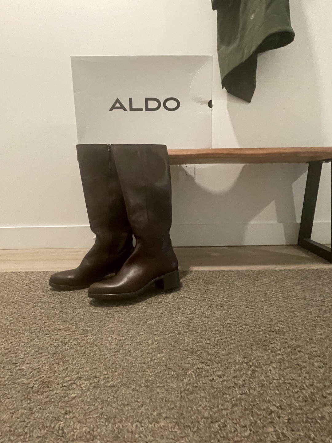 Leather Aldo boots image indicator(5)