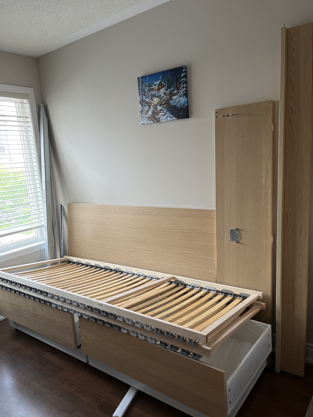 IKEA Queen bed and frame - photo 4