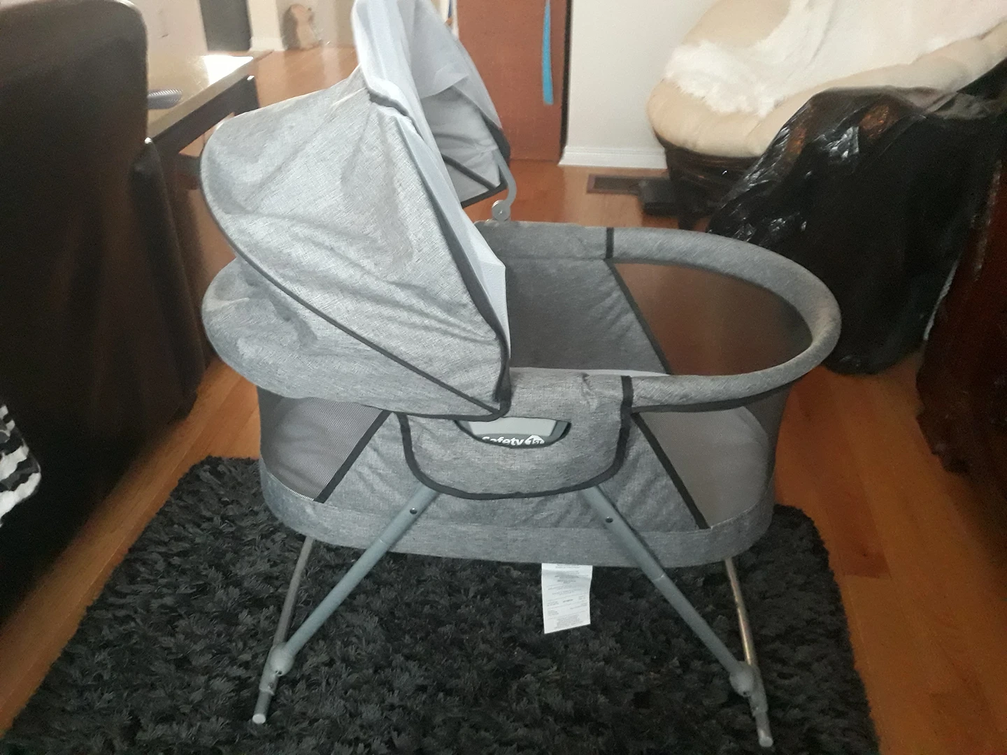 portable rocking baby crib