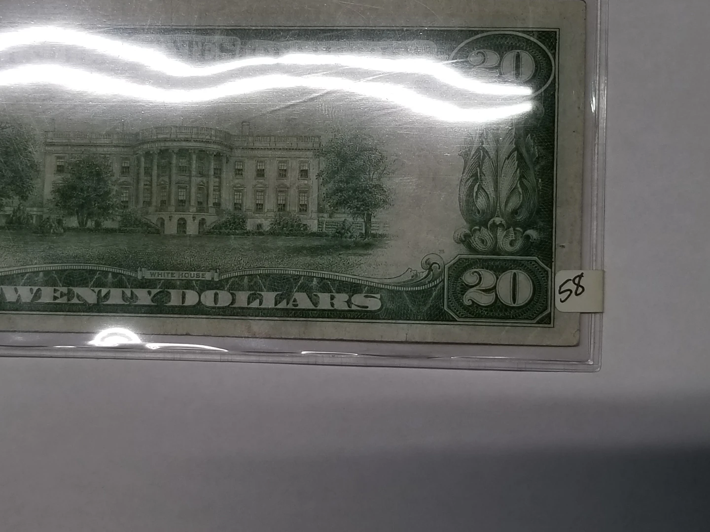 1928-B $20 Dollar Bill Federal Reserve Note Gold Clause Chicago image indicator(8)