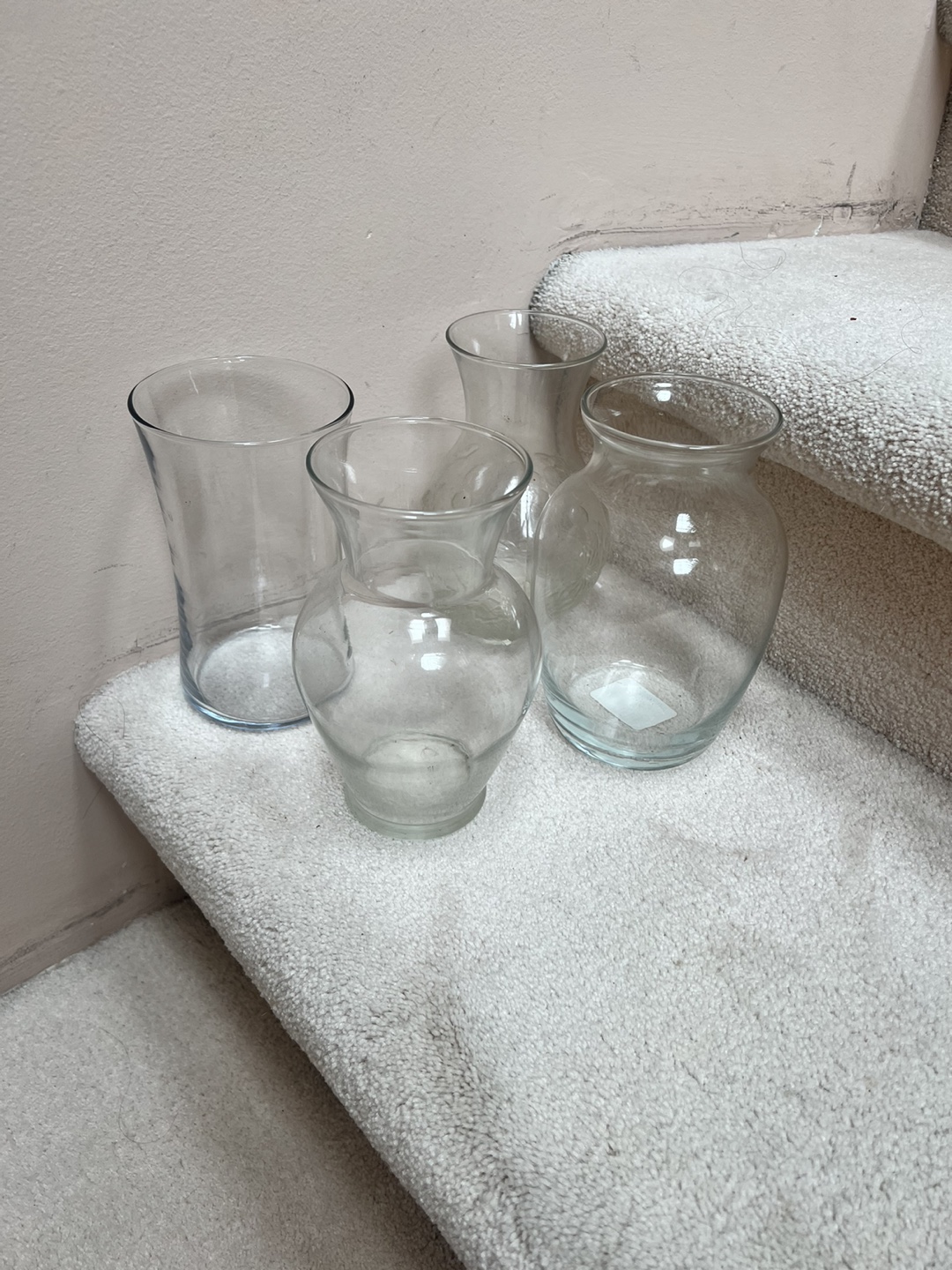 Flower vases, it’s $6 each or 2 for $10