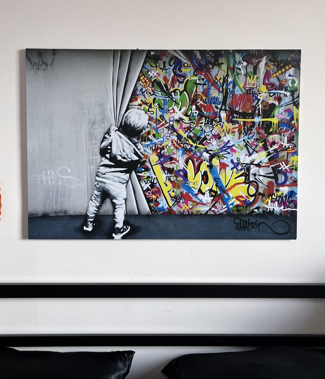 Banksy behind the curtain thumbnail