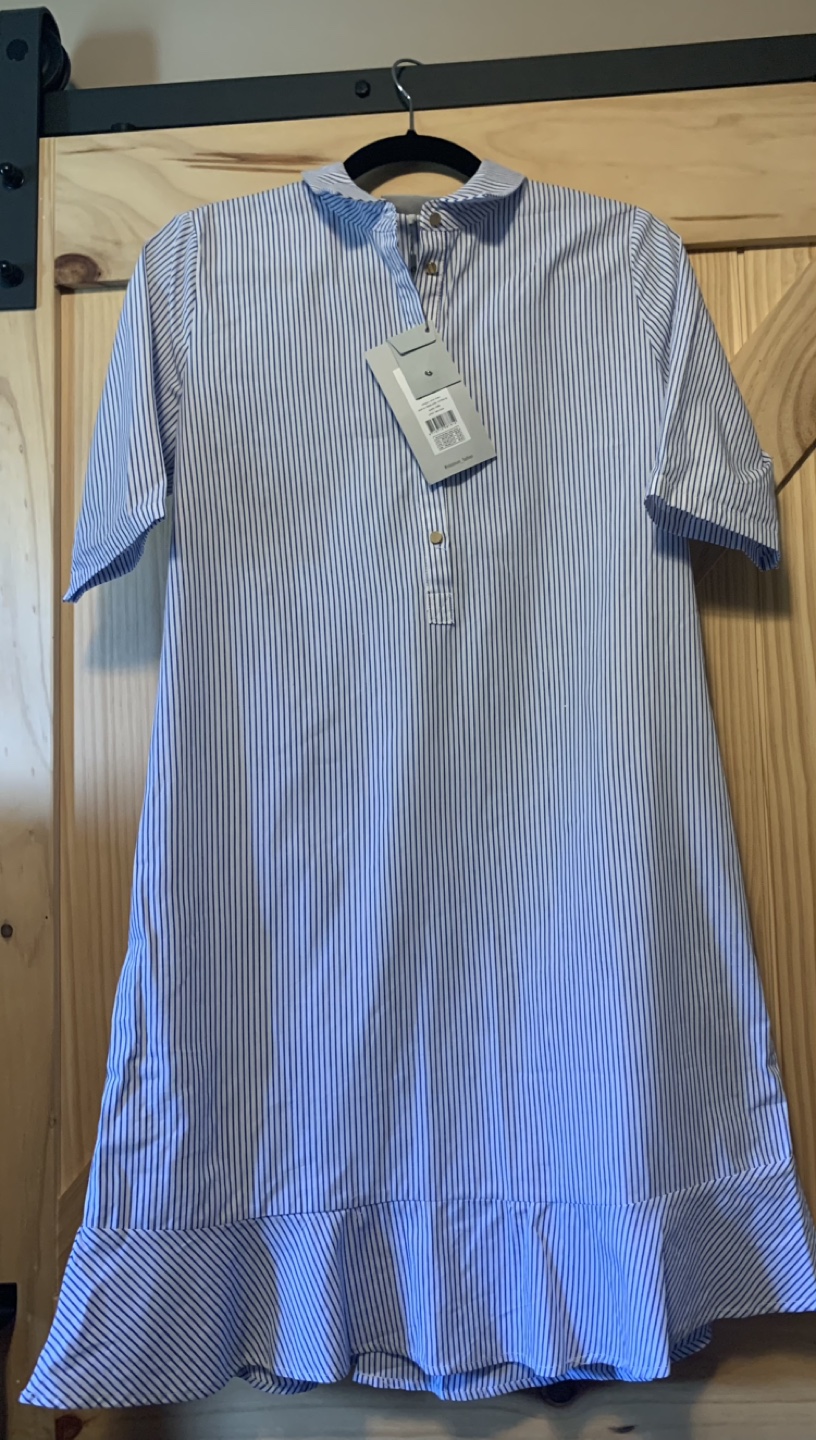 Minimum Womens Blue Shirt Dress
