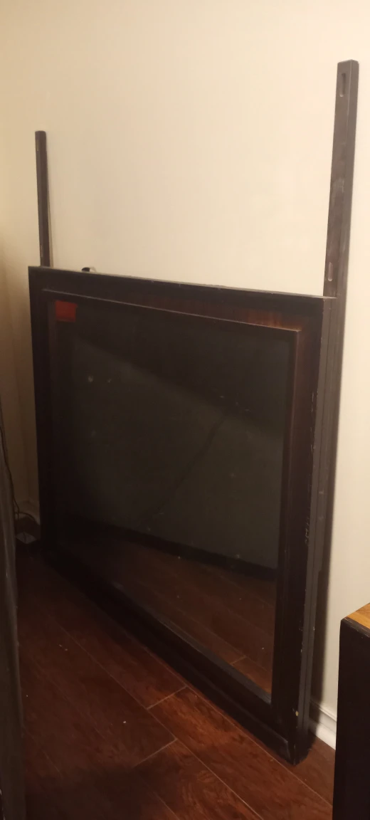 Wooden Dresser and night table with mirror - photo 5