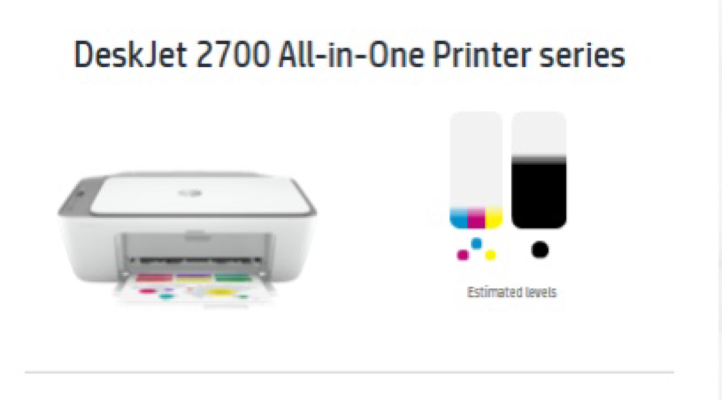 HP DeskJet 2755 All-in-one printer (print copy and scan) image indicator(2)