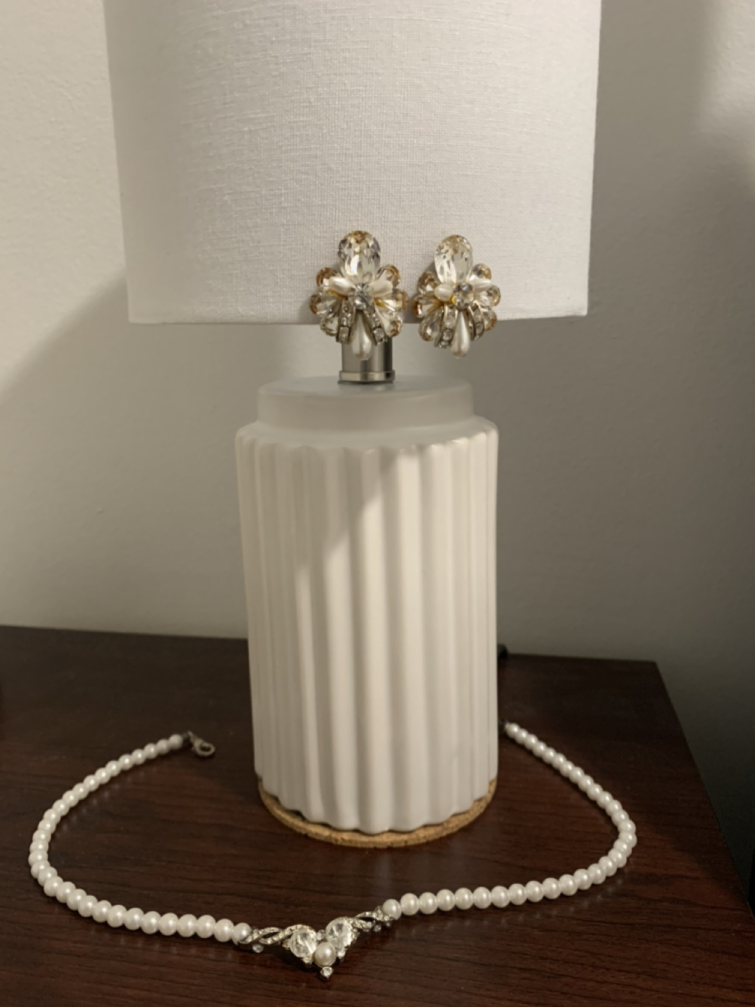Wedding Jewellery - Necklace and Clip On Earring Set - photo 3