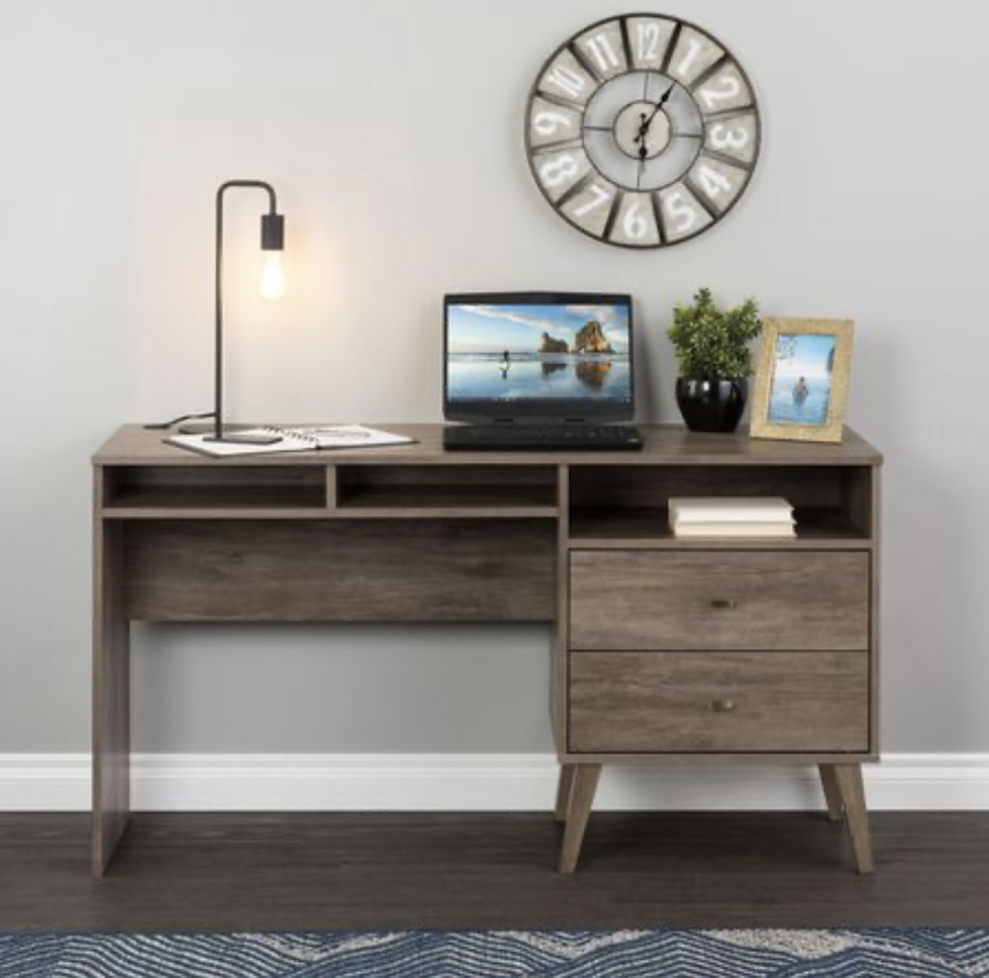 Wooden Desk Storage Drawers