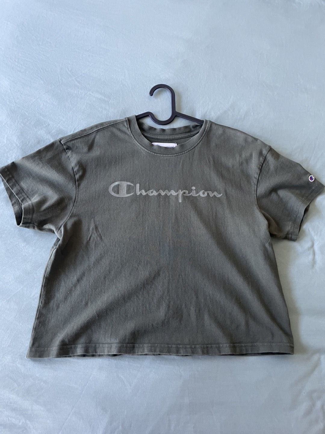 Green Champion Crop Top thumbnail