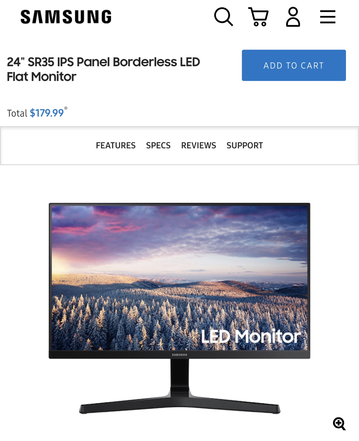 Samsung 24” LED Monitor (Retail $180) - photo 2