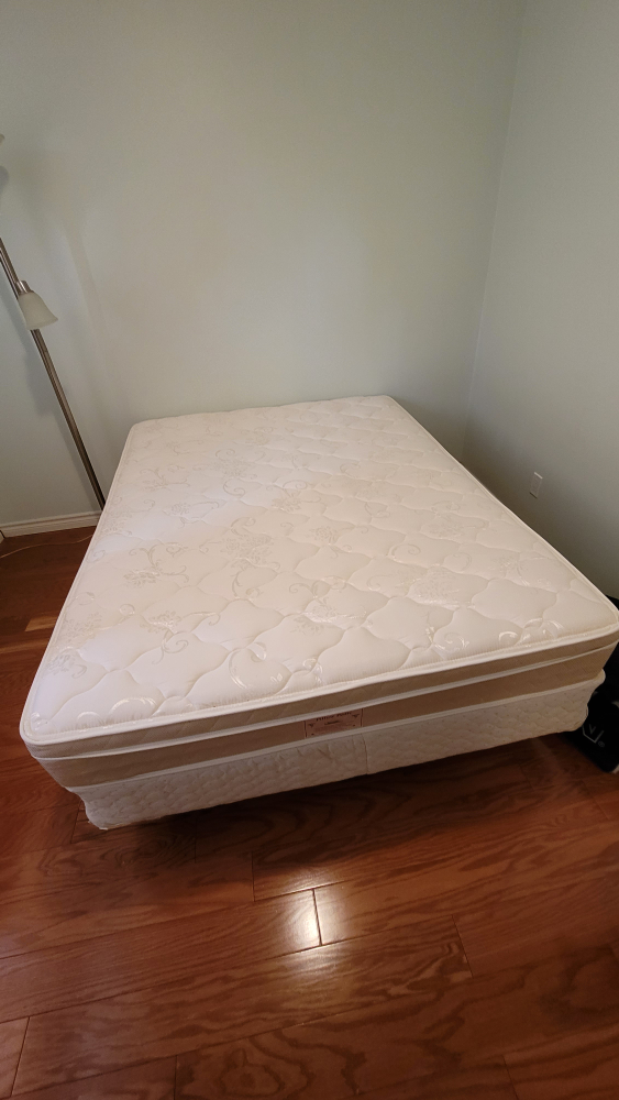 Queen Mattress with Box and Frame thumbnail