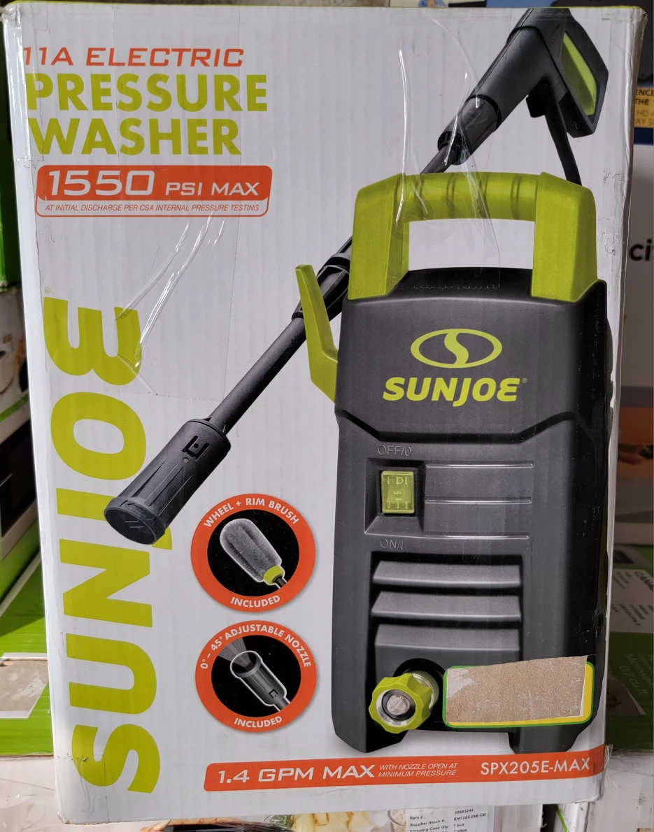Sun Joe SPX205E-MAX Electric Pressure Washer, 1550 PSI Max*, - photo 2