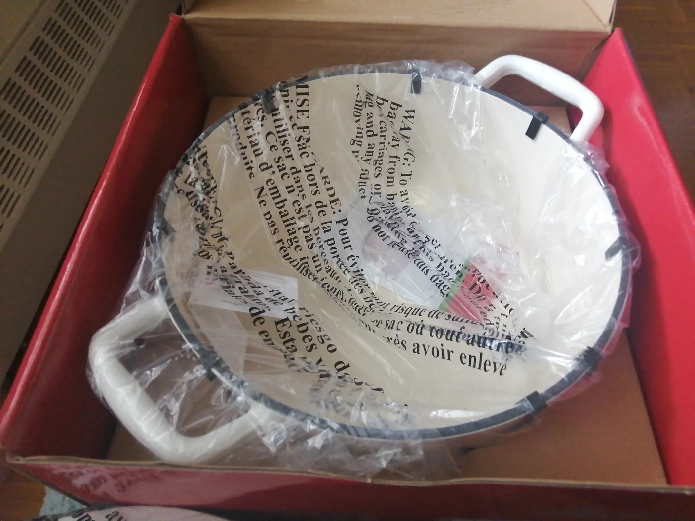 Brand new never used lagostina cast iron.