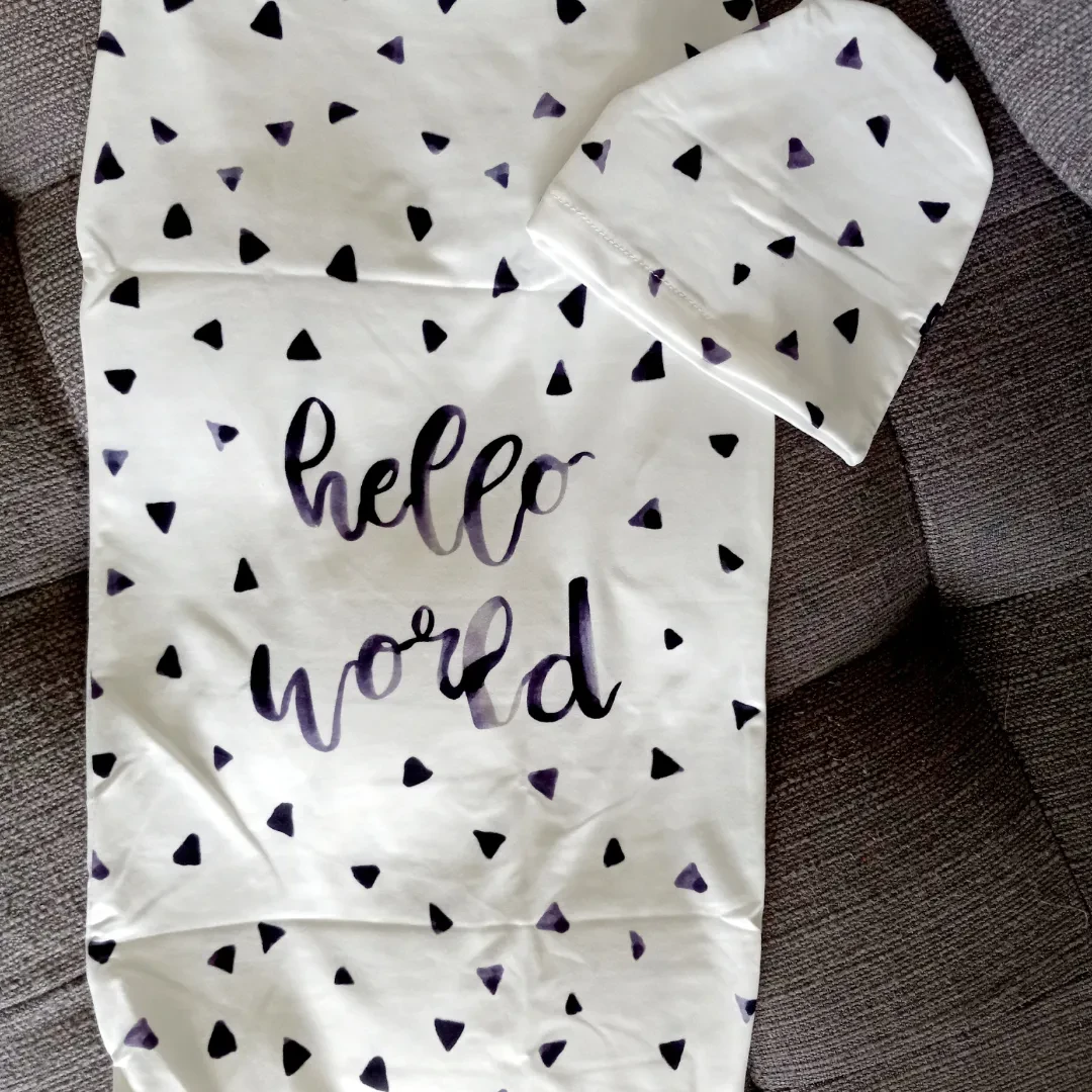 2 Piece Newborn Lovely Sleeping Bag And Hat - photo 3