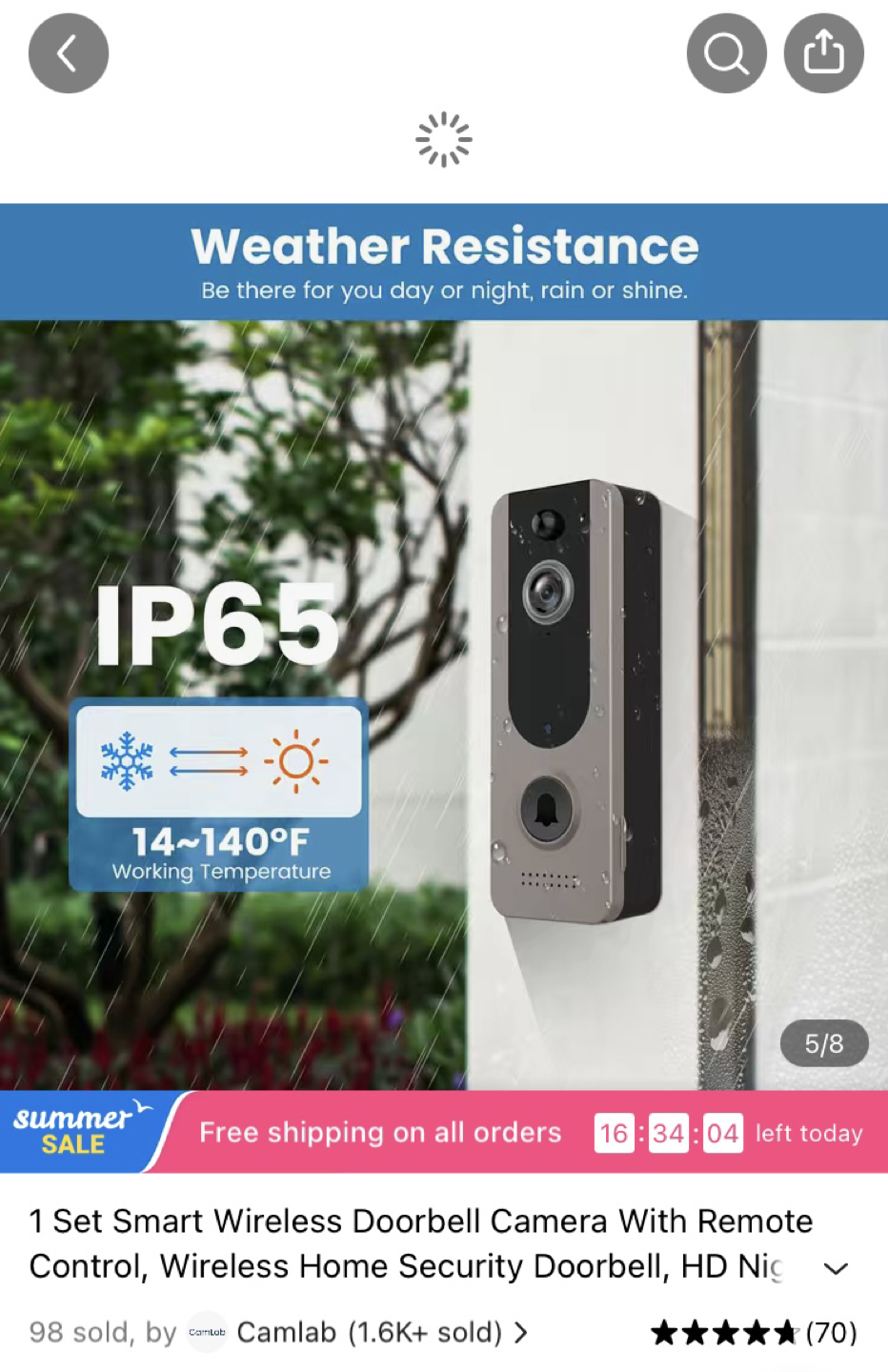 Doorbell camera image indicator(2)