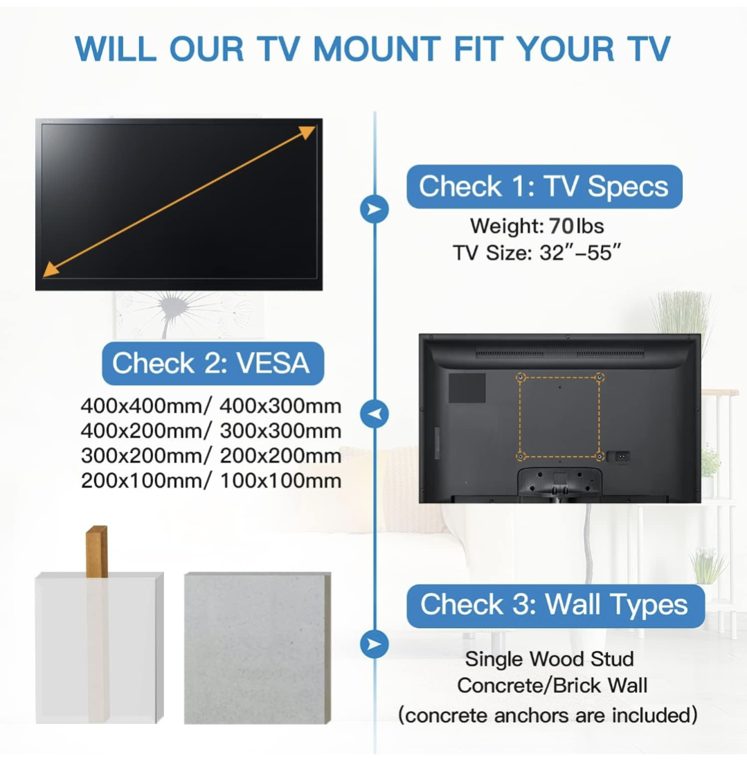 BNIB TV Wall Mount - photo 4
