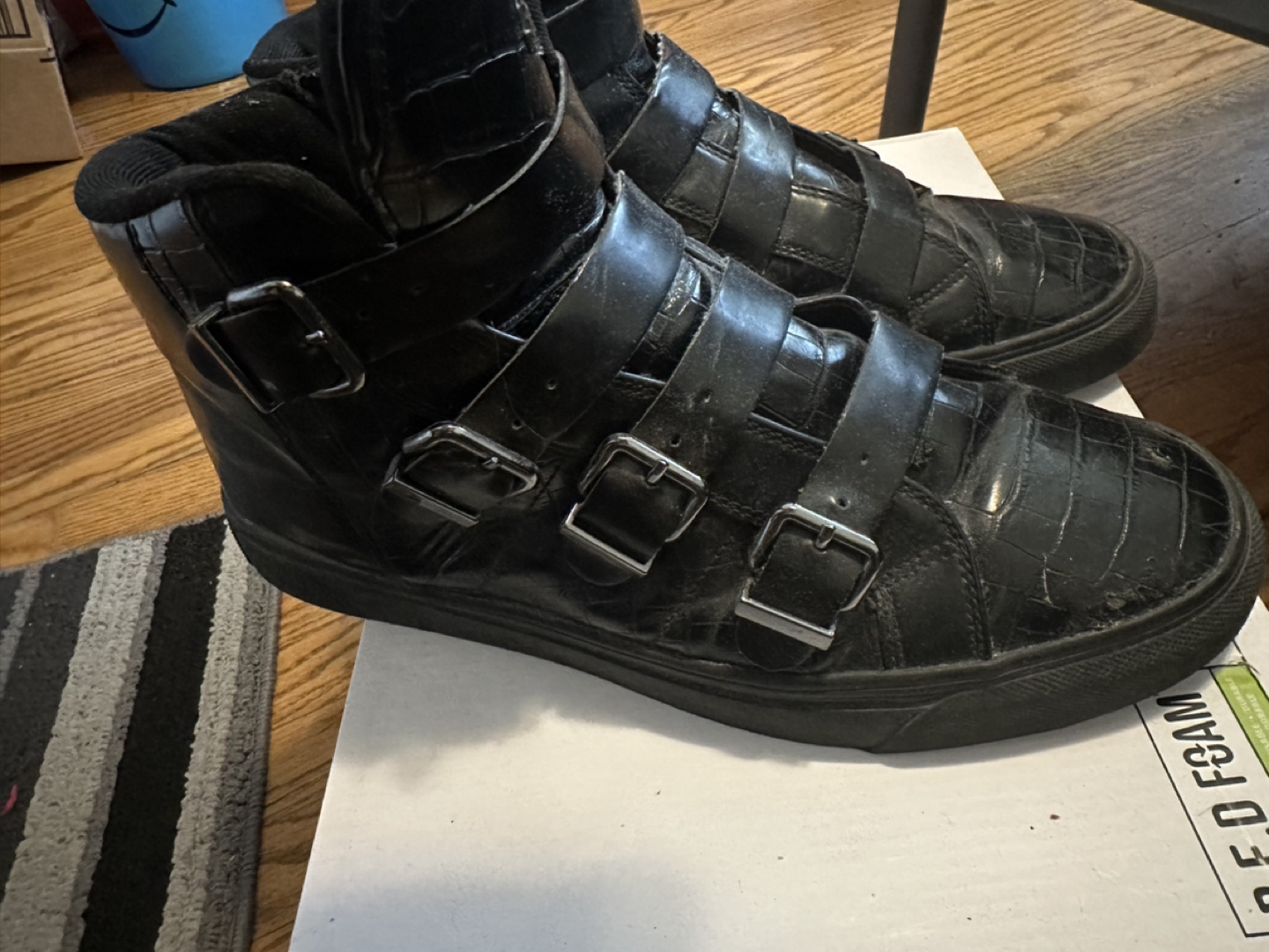 Aldo Men's Black Boots size 10 - photo 4