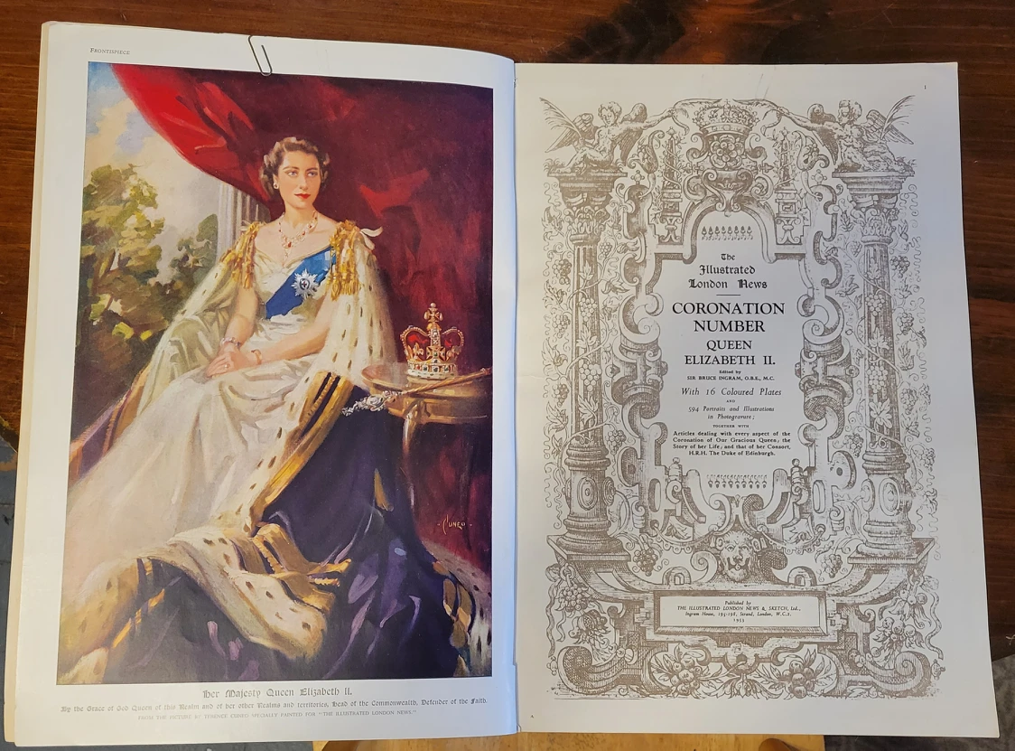 Illustrated London News Queen Elizabeth 1953 Coronation - photo 4