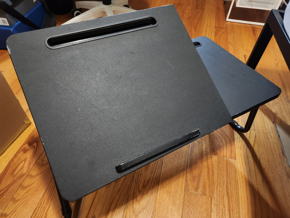 Adjustable Bed Table 13. 5in x 23. 5in - photo 2