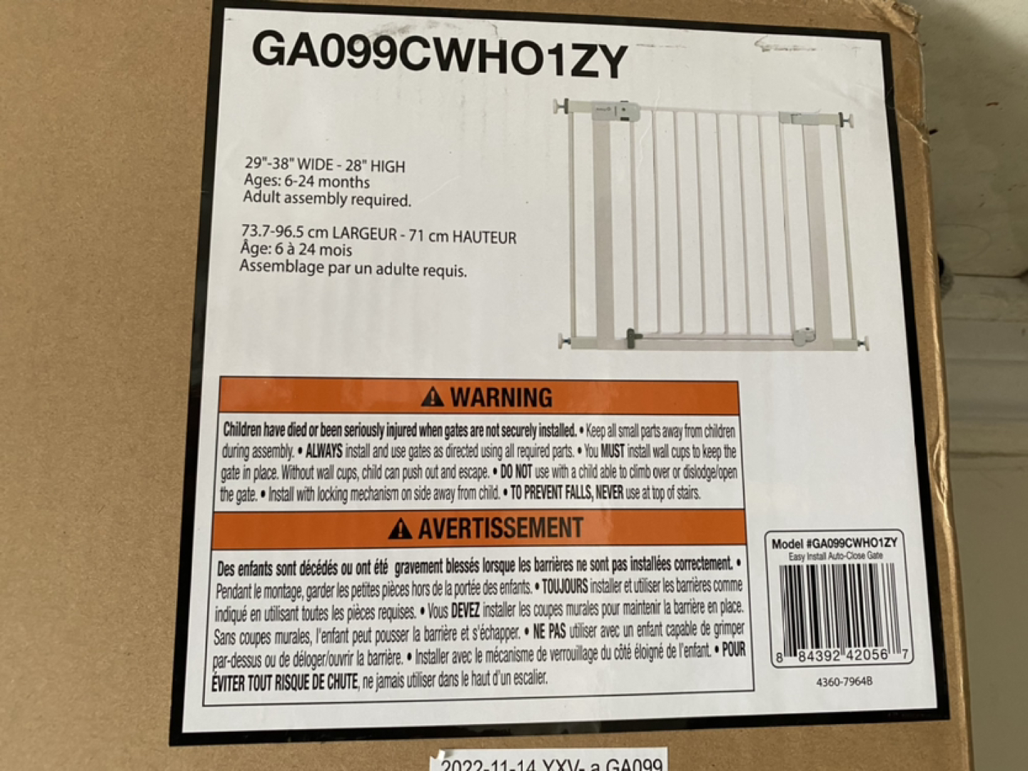 Brand new Safty 1st Auto-close Gate - photo 4