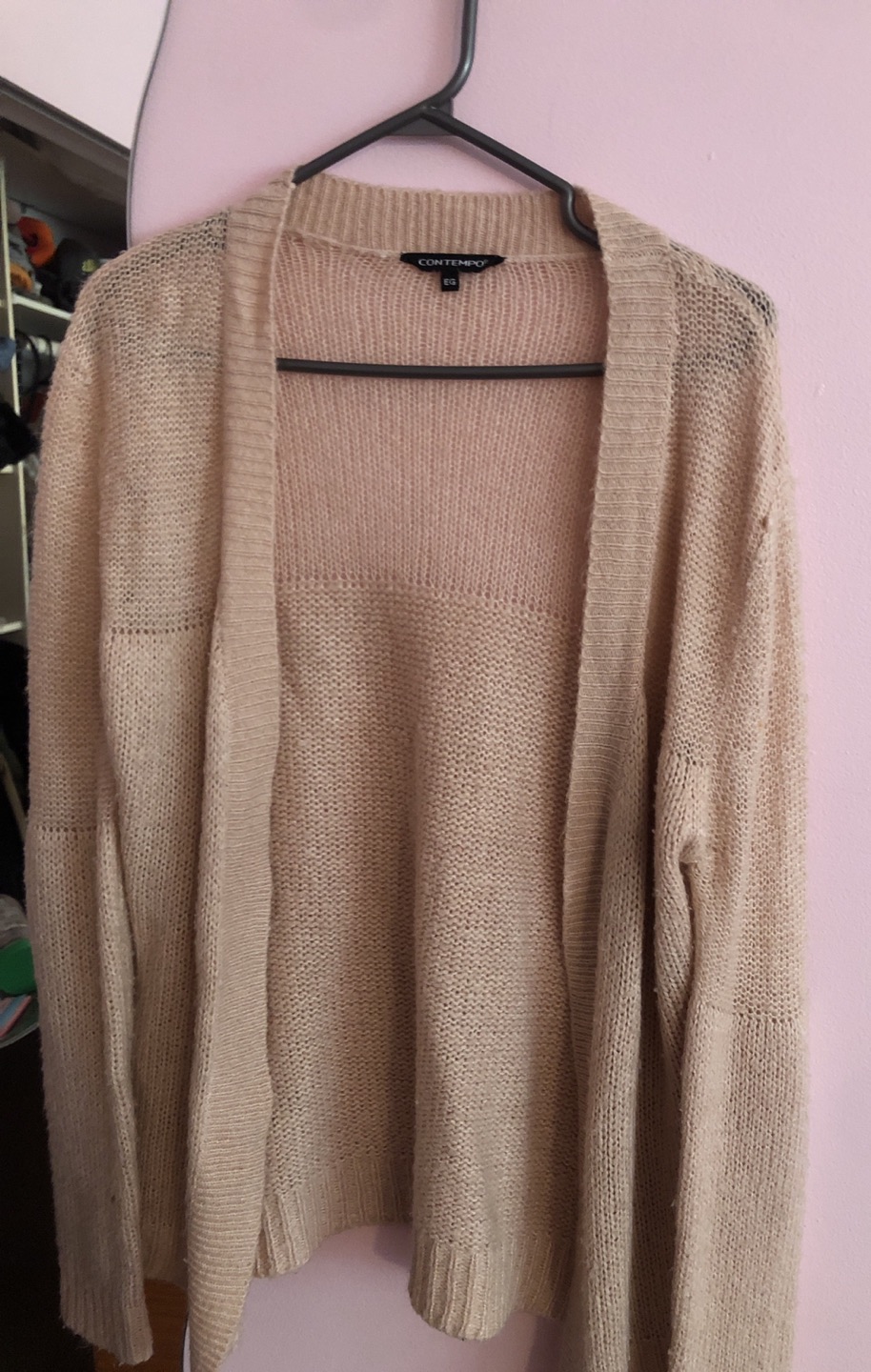 Pink over sized cardigan