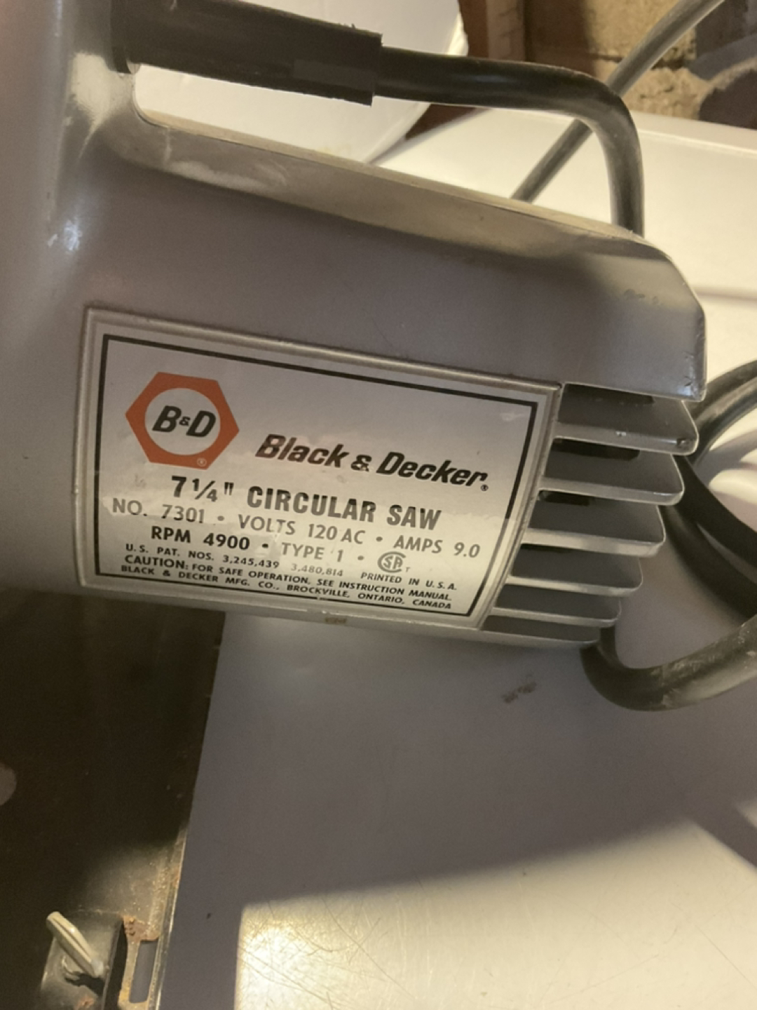 Circular Saw. 7 1/4 inch. Black and Decker - photo 2