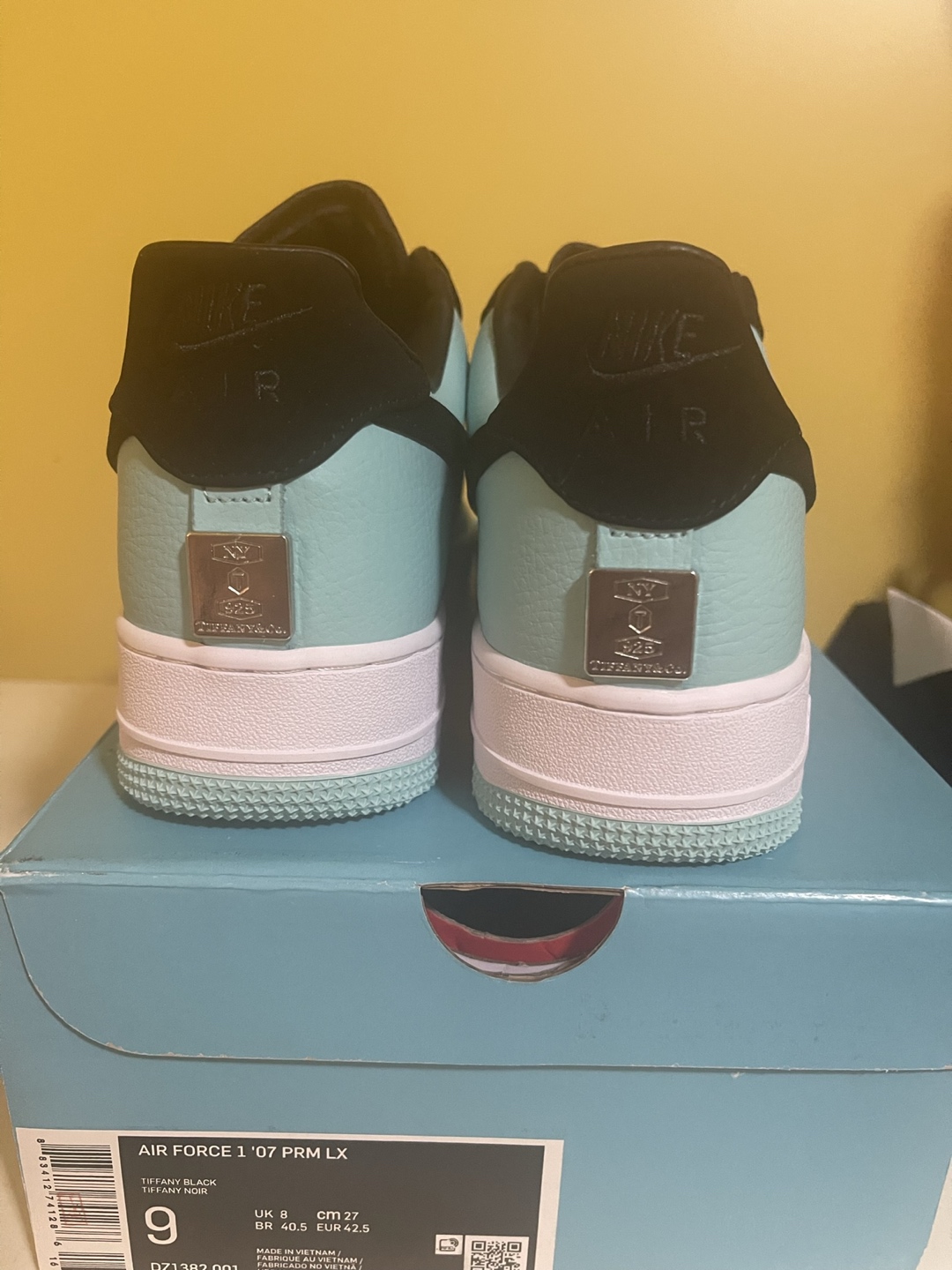 Custom F&F AF1 Tiffany Air Dunk Low Not High 8.5 9.0 9.5 Jordan - photo 4