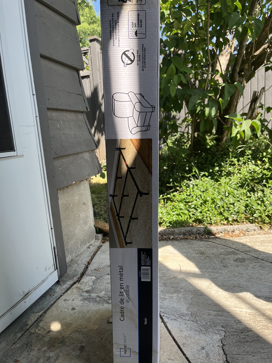 New Mainstays Adjustable Metal Bed frame image indicator(2)