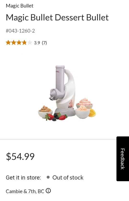 Magic Bullet Dessert Bullet thumbnail