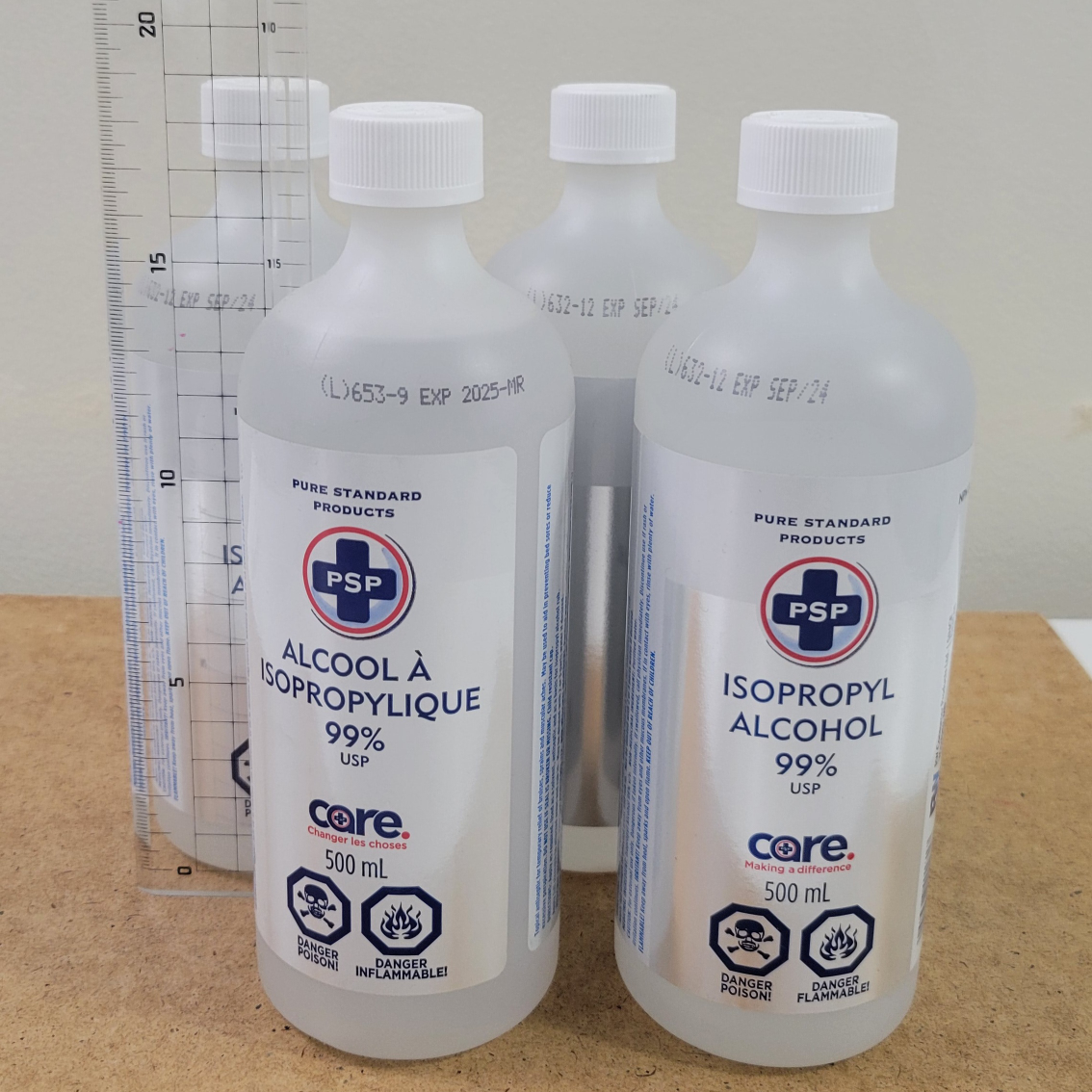 500 ml 99% Alcohol for 4